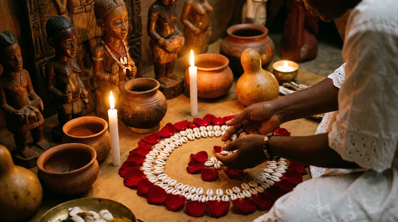 Illustration du rituel : Prière et rituel de retour affectif : les signes de réussite